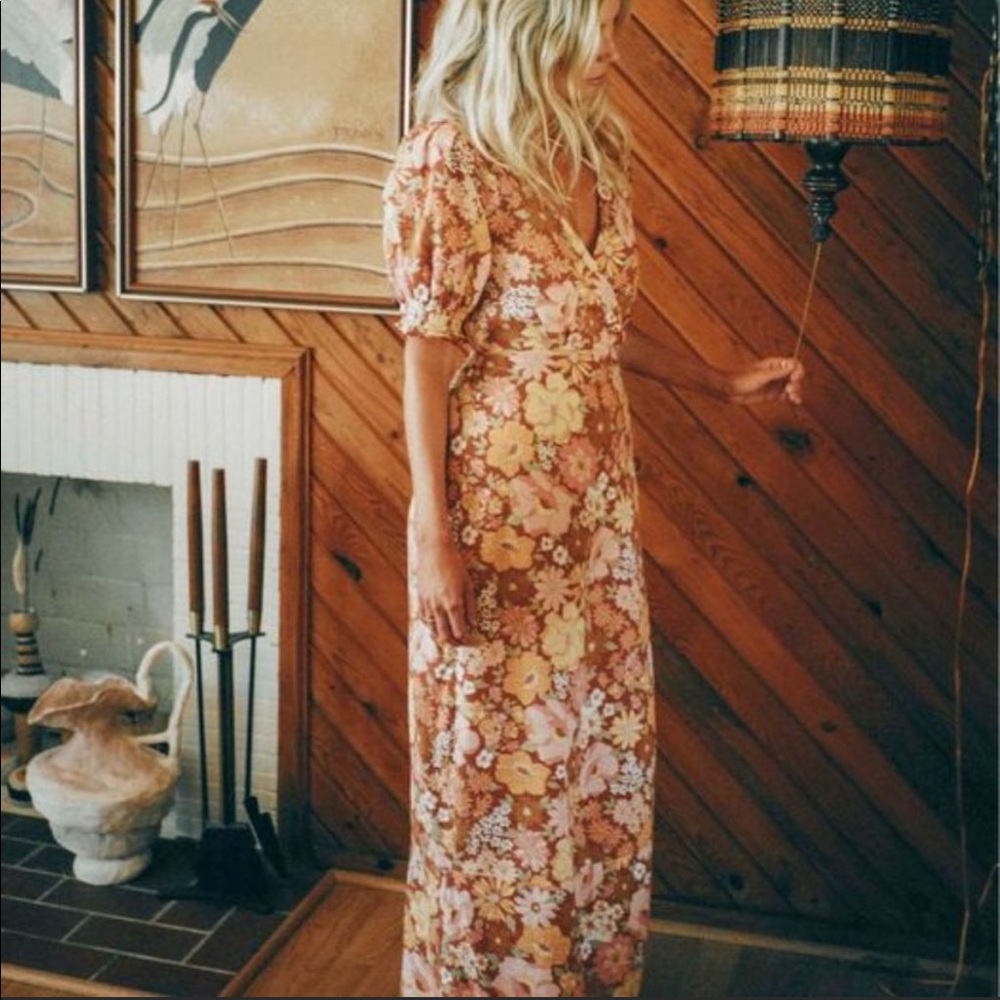 Salty Blonde Billabong "Hello There" Maxi Dress BRAND NEW